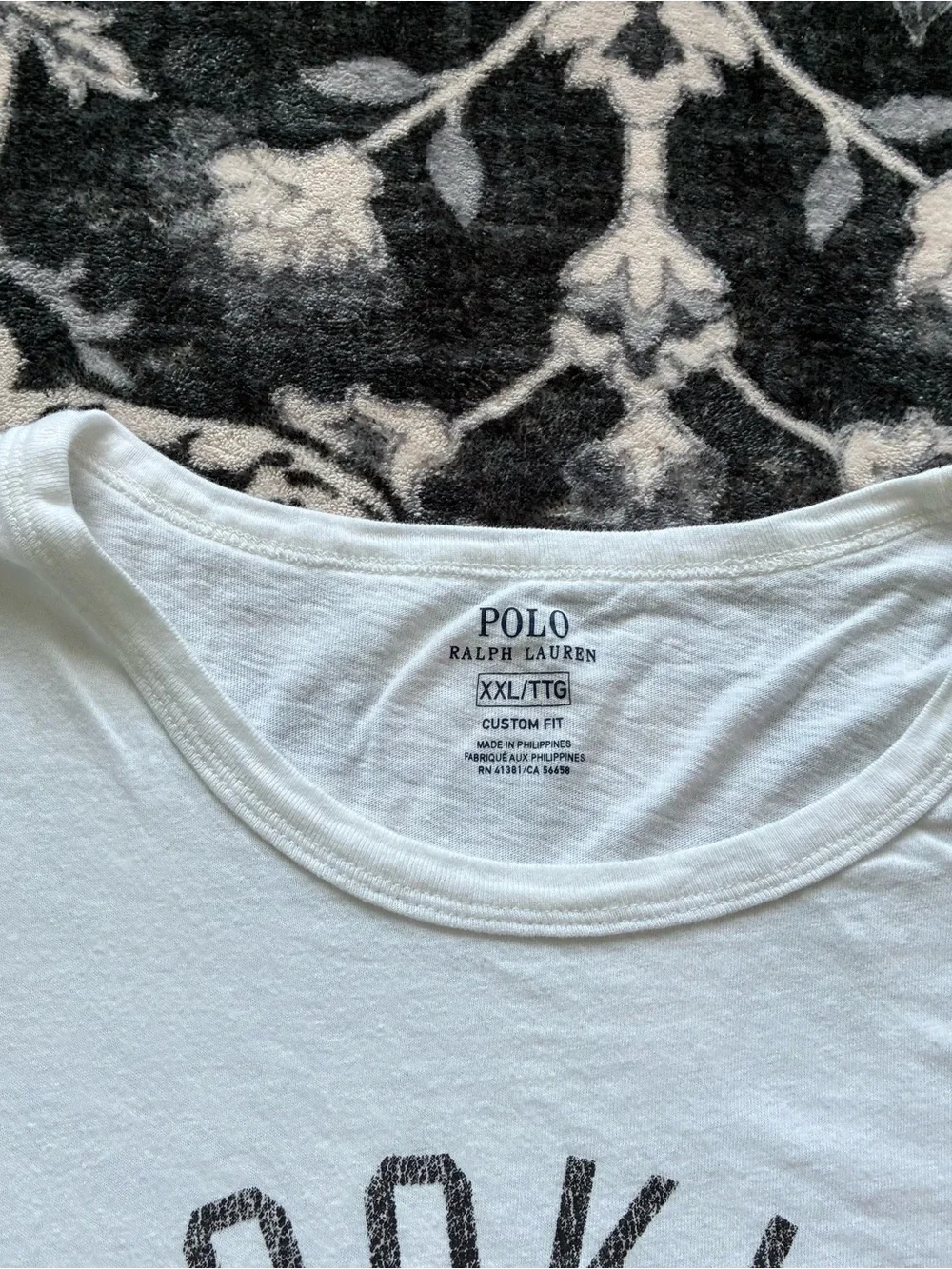 009 - POLO RALPH LAUREN BROOKLYN NEW YORK SPELL OUT T SHIRT